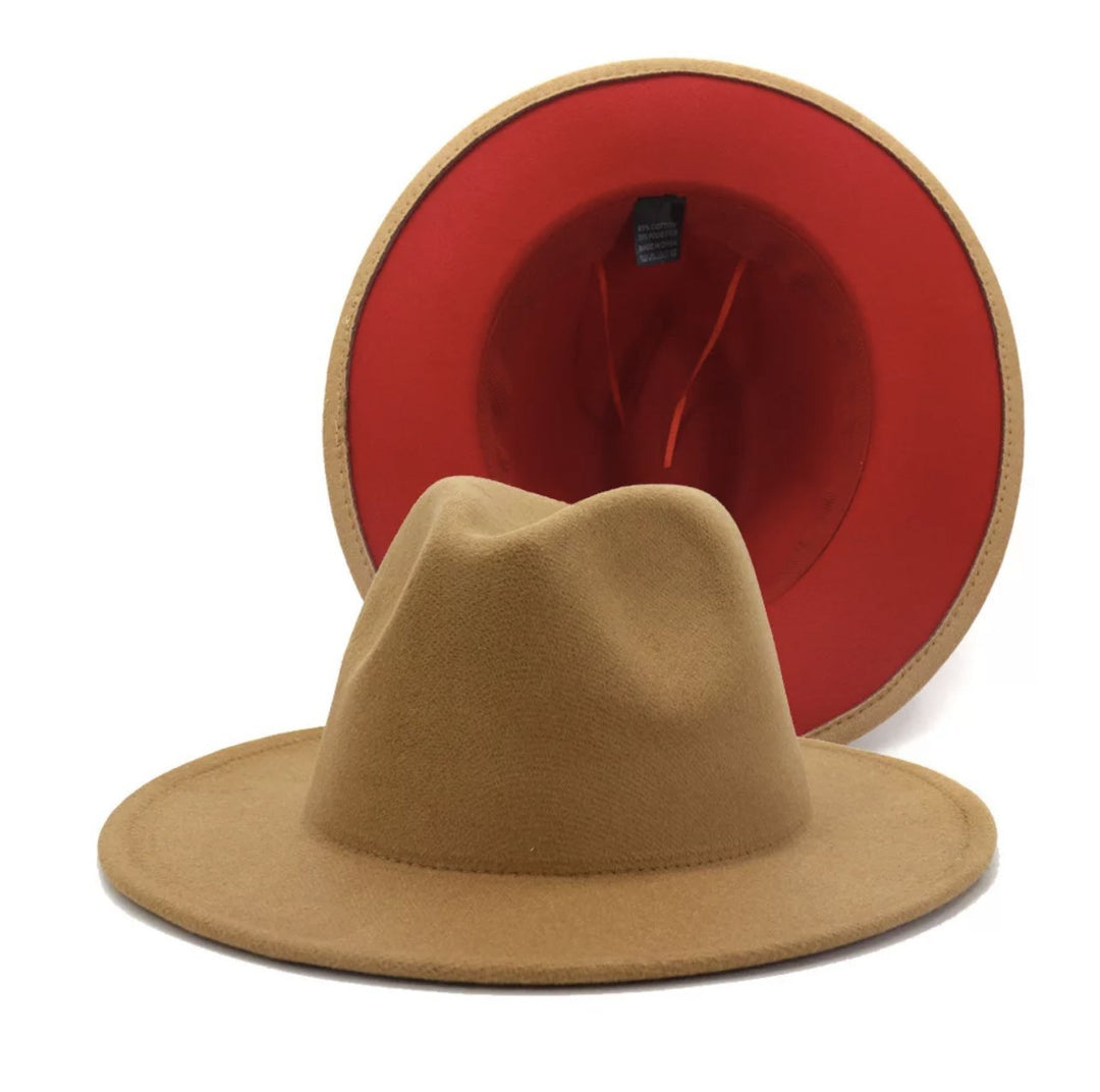 Levine Hat White Fedora With Red Bottom Rosso Velvet Red Bottom