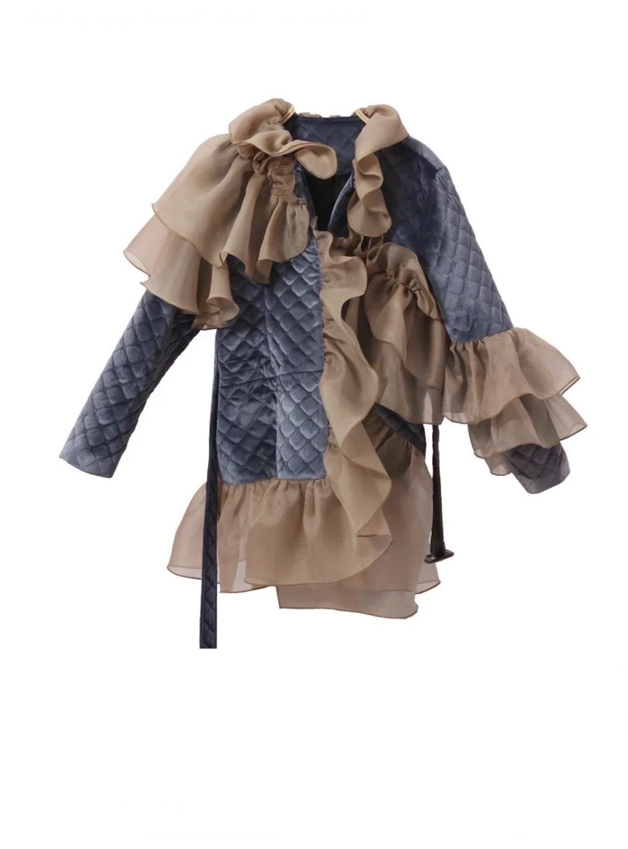 Milly Ruffle Coat Ruffle Cotton Coat – Tomgfashion